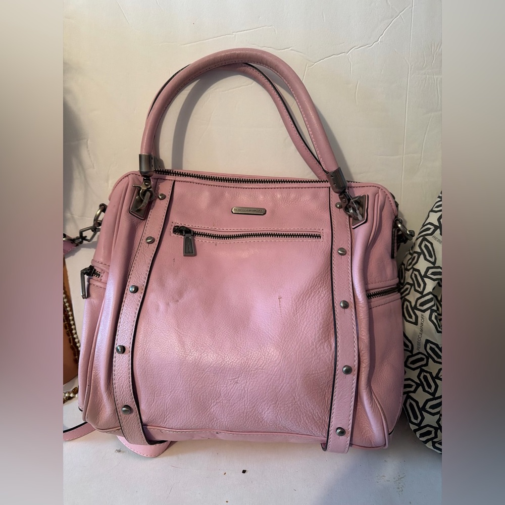 Rebecca Minkoff powder pink leather bag